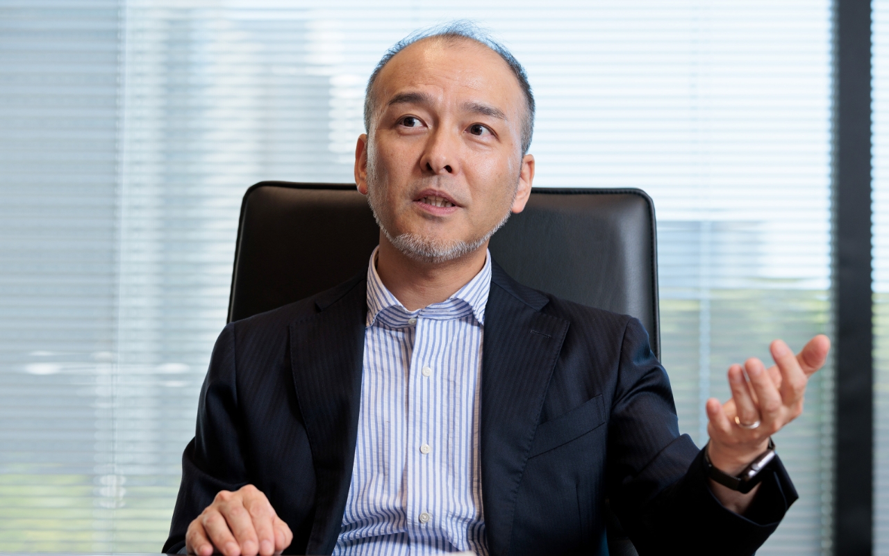 Photo of KANAMORI Hisashi, Deputy Director General (then), Formerly of the New Energy and Power Finance Department I, Infrastructure and Environment Finance Group of JBIC
