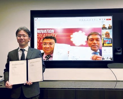 Signing ceremony of Untied Loan to IndusInd Bank Limited of India