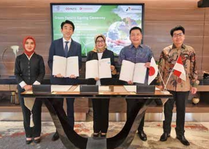 Photo of Signing ceremony of the GREEN to Pertamina