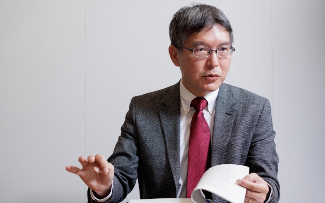 Photo of AMANO Tatsushi, Director General of the Strategic Research Department, JBIC1
