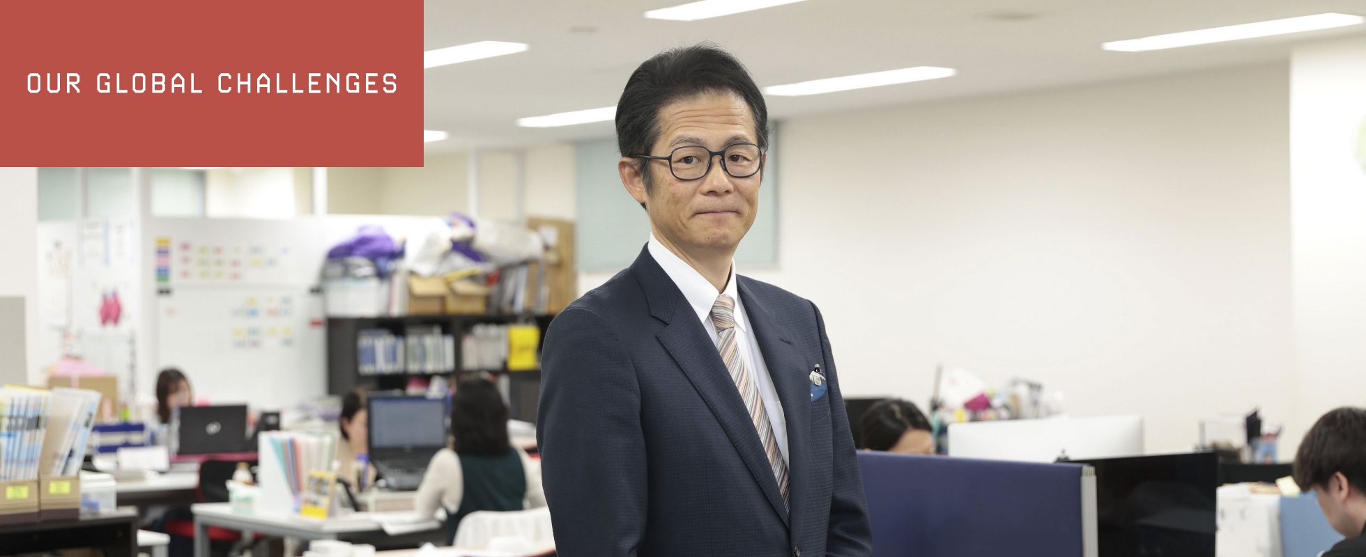 Photo of KOBAYASHI Shingo, president KOBAORI Co., Ltd.
