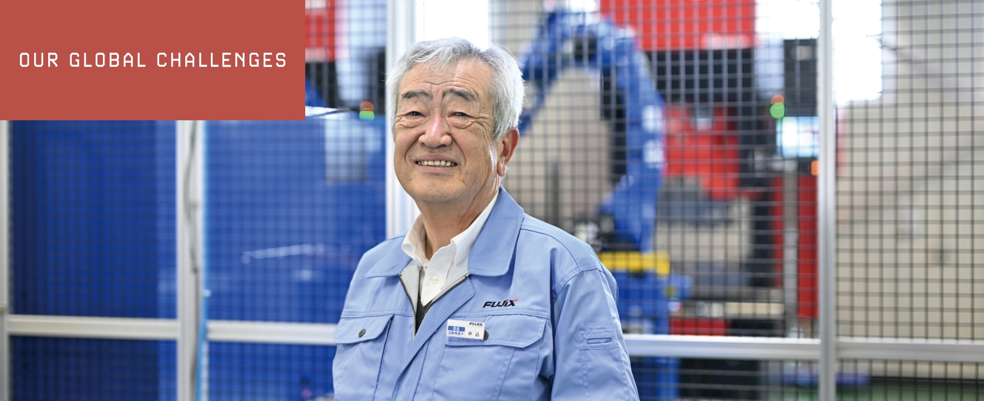 Photo of President FUJIX CO., LTD. NAKAGOME Masaharu