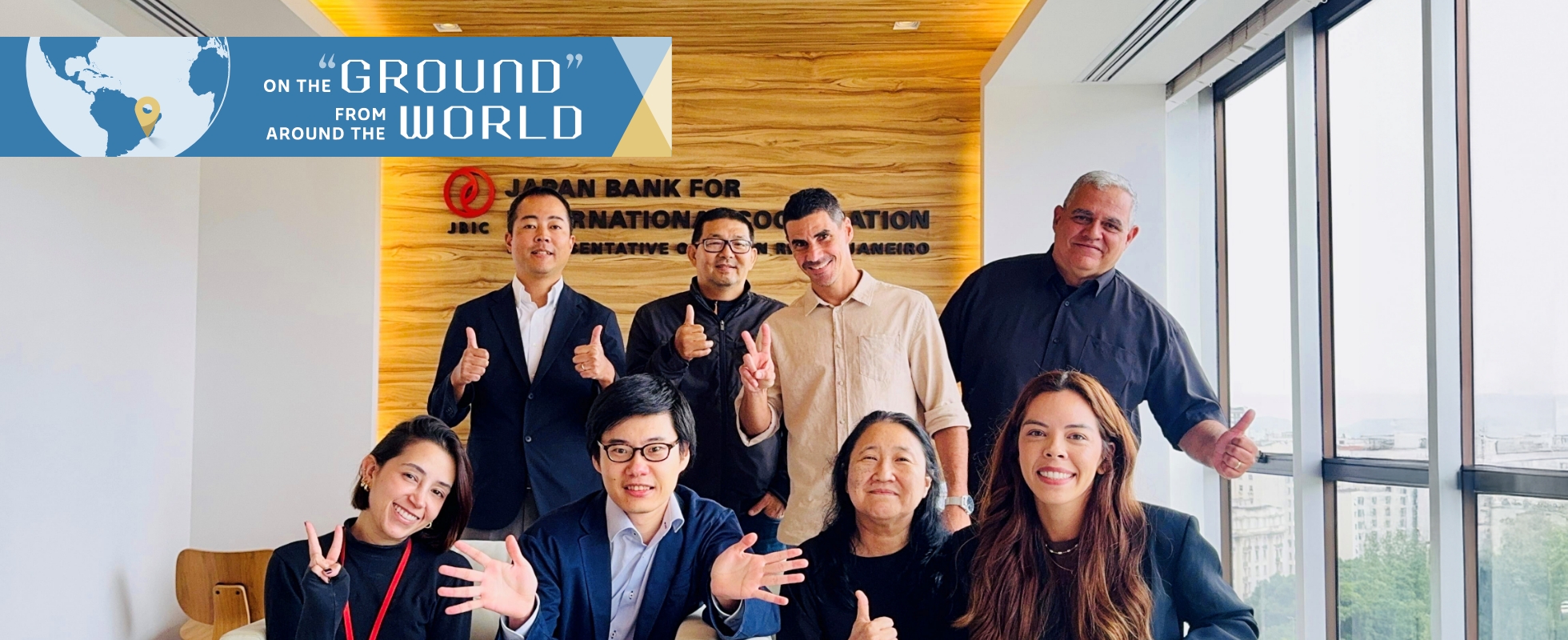 Photo of The Representative Office is operated by JBIC’s overseas representatives and local staff members. Among the local staff are those with backgrounds connected to Japan.