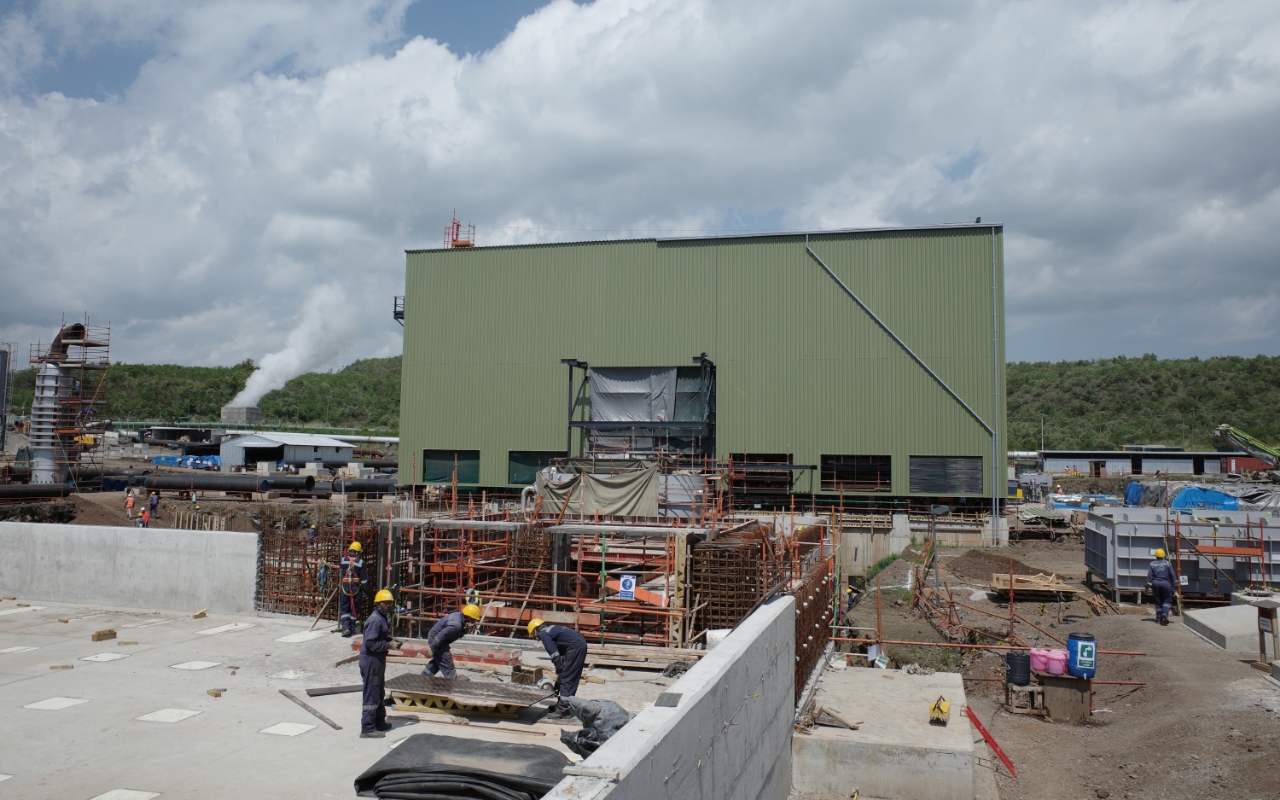 Photo of Site of the geothermal power plant construction project supported by JBIC in Menengai, Kenya