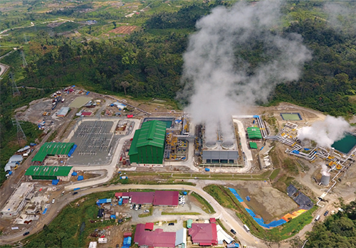 インドネシア・ムアララボー地熱発電拡張事業の画像