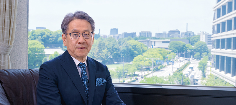 「取締役会議長メッセージ」ページへ移動します