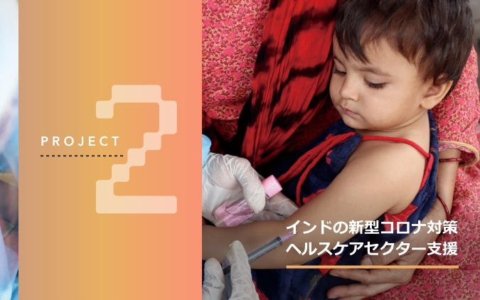 プロジェクト2、インドの新型コロナ対策ヘルスケアセクター支援