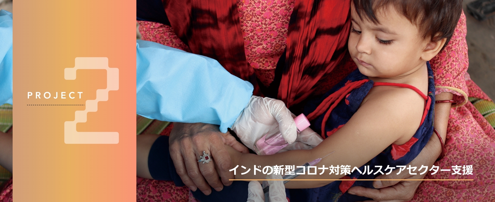 プロジェクト2、インドの新型コロナ対策ヘルスケアセクター支援